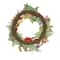 30" Harvest Serenity Mixed Flower & Pumpkin Wreath